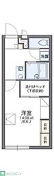 レオパレス888 1Kの間取図画像