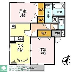 間取図画像 2DK