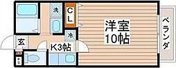 サン・ヴィレッジ泉崎 1Kの間取図画像