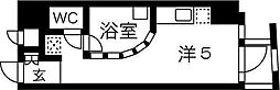 仙台リエゾン ワンルームの間取図画像
