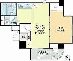 ライオンズマンション原町第3 1LDKの間取図画像