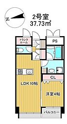 PAXレジデンス 1LDKの間取図画像
