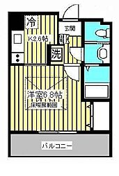 HF仙台レジデンスEAST 1Kの間取図画像