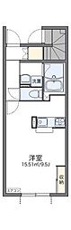 レオネクストフォレスト1 1Kの間取図画像