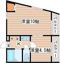 BrioTeracce泉中央 2Kの間取図画像