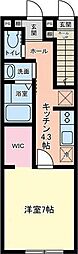 Kermit2 1Kの間取図画像
