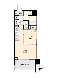 HF仙台長町レジデンス 1LDKの間取図画像