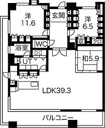 プラウドタワー支倉 3LDKの間取図画像
