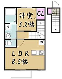 Fine Court 1LDKの間取図画像