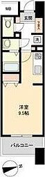 パークフラッツ五橋 ワンルームの間取図画像