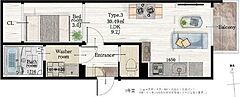 物件の間取り