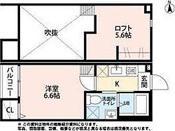 スペリアージュ 1Kの間取図画像