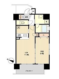 ノーブルプレイス北四番丁 1LDKの間取図画像