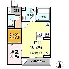 物件の間取り