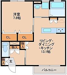 物件の間取り