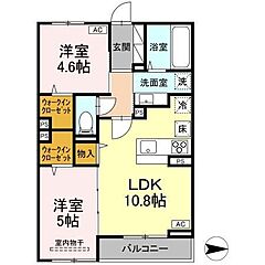 物件の間取り