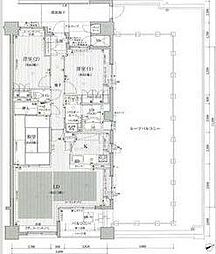 サンデュエル中山クレシェール 3LDKの間取図画像