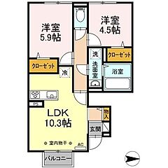 物件の間取り