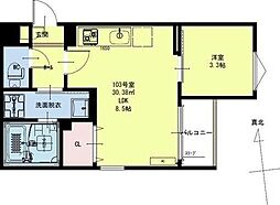 (仮称)REGALEST北仙台7 1LDKの間取図画像