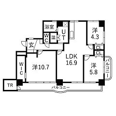 物件の間取り