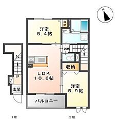 物件の間取り