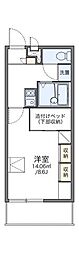 レオパレスV 1Kの間取図画像