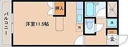幸町アヴェニュー 1Kの間取図画像