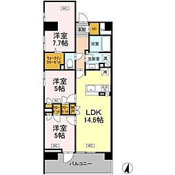 間取図画像 3LDK