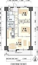 HokuleaSendai 2LDKの間取図画像