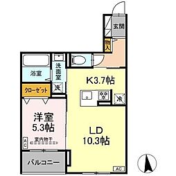 間取図画像 1LDK