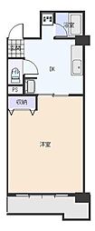 シエロ北四番丁 1DKの間取図画像