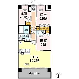間取図画像 3LDK