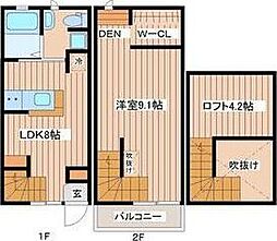ALTAIR 1LDKの間取図画像