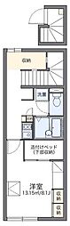 レオパレスクリスタルガーデン 1Kの間取図画像