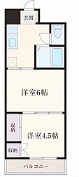 アーバンコート 2Kの間取図画像