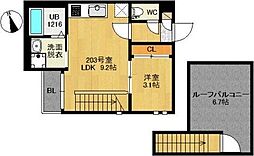 間取図画像 1LDK