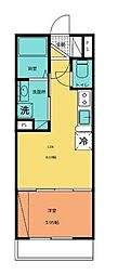 ドレスローザ 1LDKの間取図画像