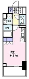 渡幸ベルメゾン五橋 ワンルームの間取図画像