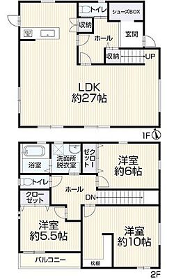 間取り 筑紫野市牛島再生住宅