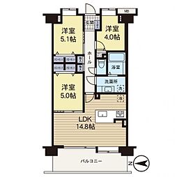 サンヴェール東所沢 3LDKの間取図画像