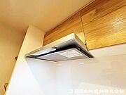 お手入れのしやすいスタイリッシュなデザインのレンジフード