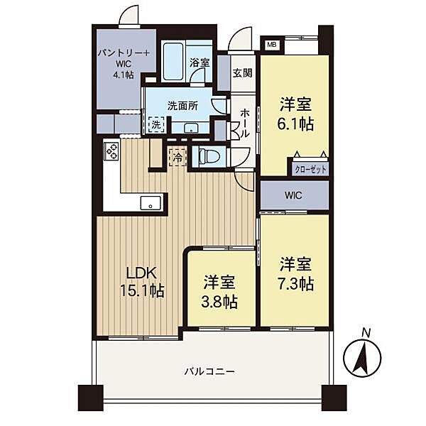 間取りを拡大表示