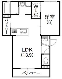 Daijuゆう 1LDKの間取図画像