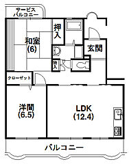 物件の間取り