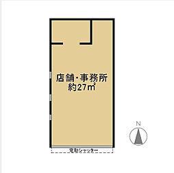 北摂ハイツの間取図画像
