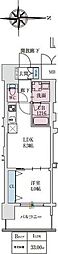スプランディッドあびこ駅前DUE 1LDKの間取図画像