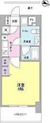 アプリーレ京町堀 1Kの間取図画像