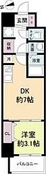 スペーシア日本橋東 1DKの間取図画像