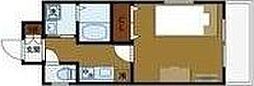 エスリード弁天町南 1Kの間取図画像