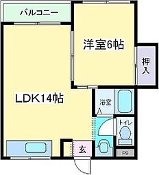 間取図画像 1LDK